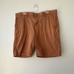 Ocean & Coast Mens Casual Brown Shorts Size 40 Cotton & Spandex